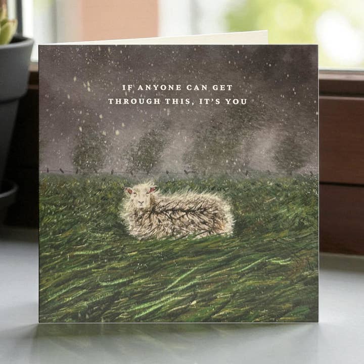 Si quelqu'un peut surmonter cela – Carte d'encouragement pour la vente par Cherith Harrison