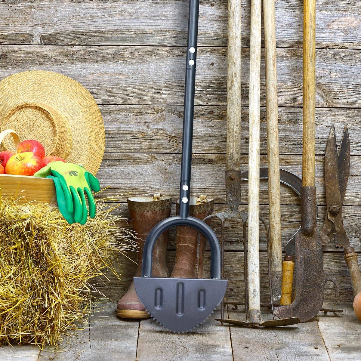 VIGOR - Wholesale Garden Tool - Tooth Blade Lawn Edger Tool,3 Pieces Removable Lawn Edger3