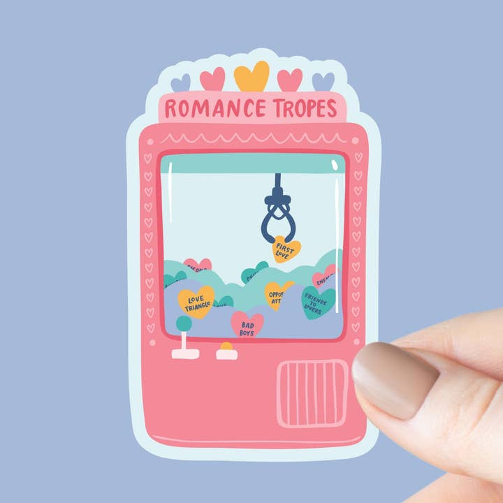 Romantiska troper klo maskin klistermärke för wholesale av Chapter & Craft Studio