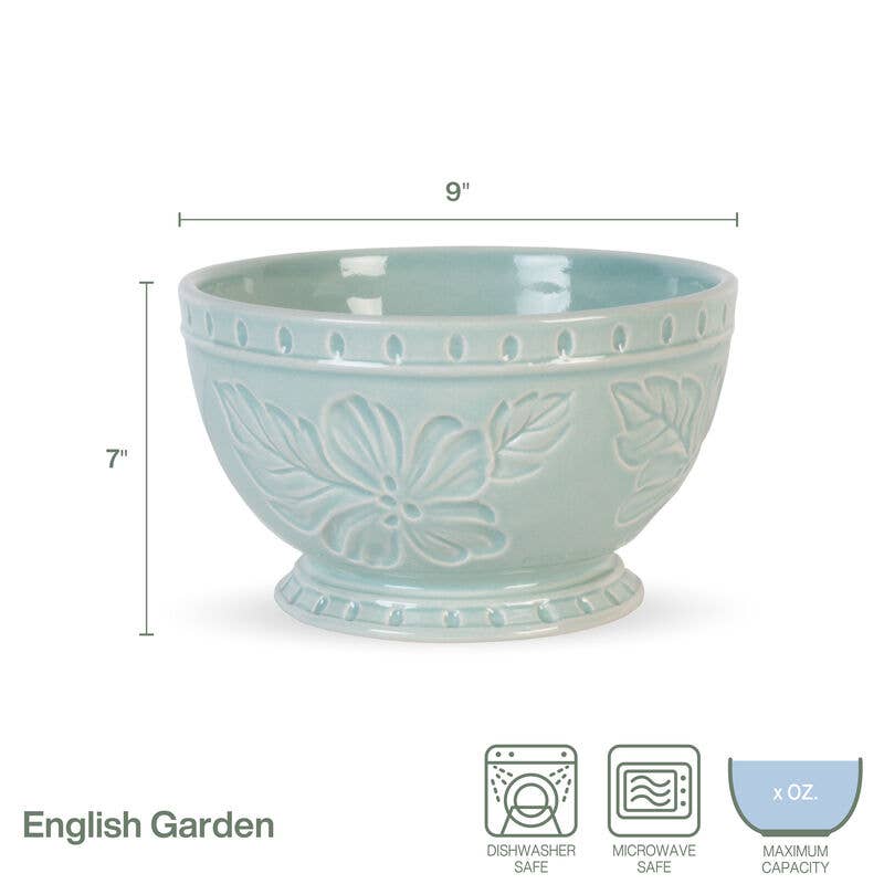 Fitz and Floyd® Mikasa® Pfaltzgraff® - Wholesale Bowl - Fitz & Floyd English Garden Soup Cereal Bowl S4 Brown Bx Pkg2