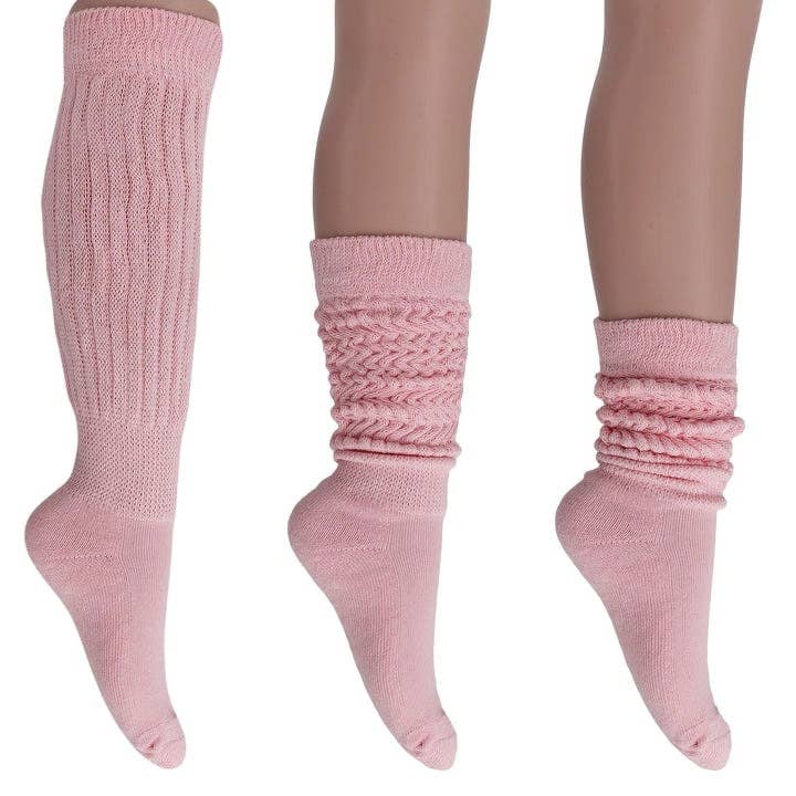 1 Pair Cotton Slouch Cotton Socks Extra Heavy and Extra Long Shoe size 5-10 for wholesale by Mars Outlet Store LLC