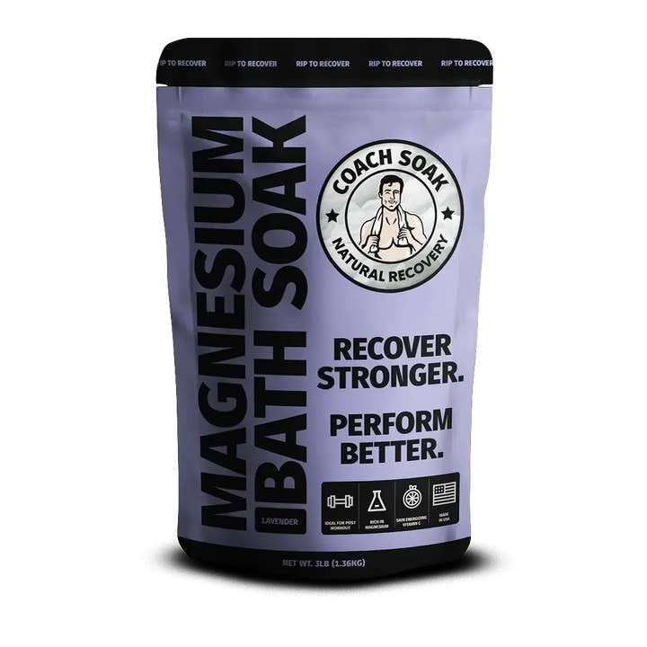 Magnesium Bath Soak - Lavender for wholesale by Coach Soak