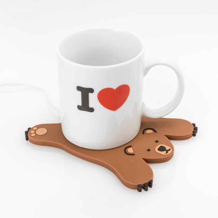 William Valentine Collection - Wholesale Coasters - Mustard - Sleepy Bear USB Cup Warmer1