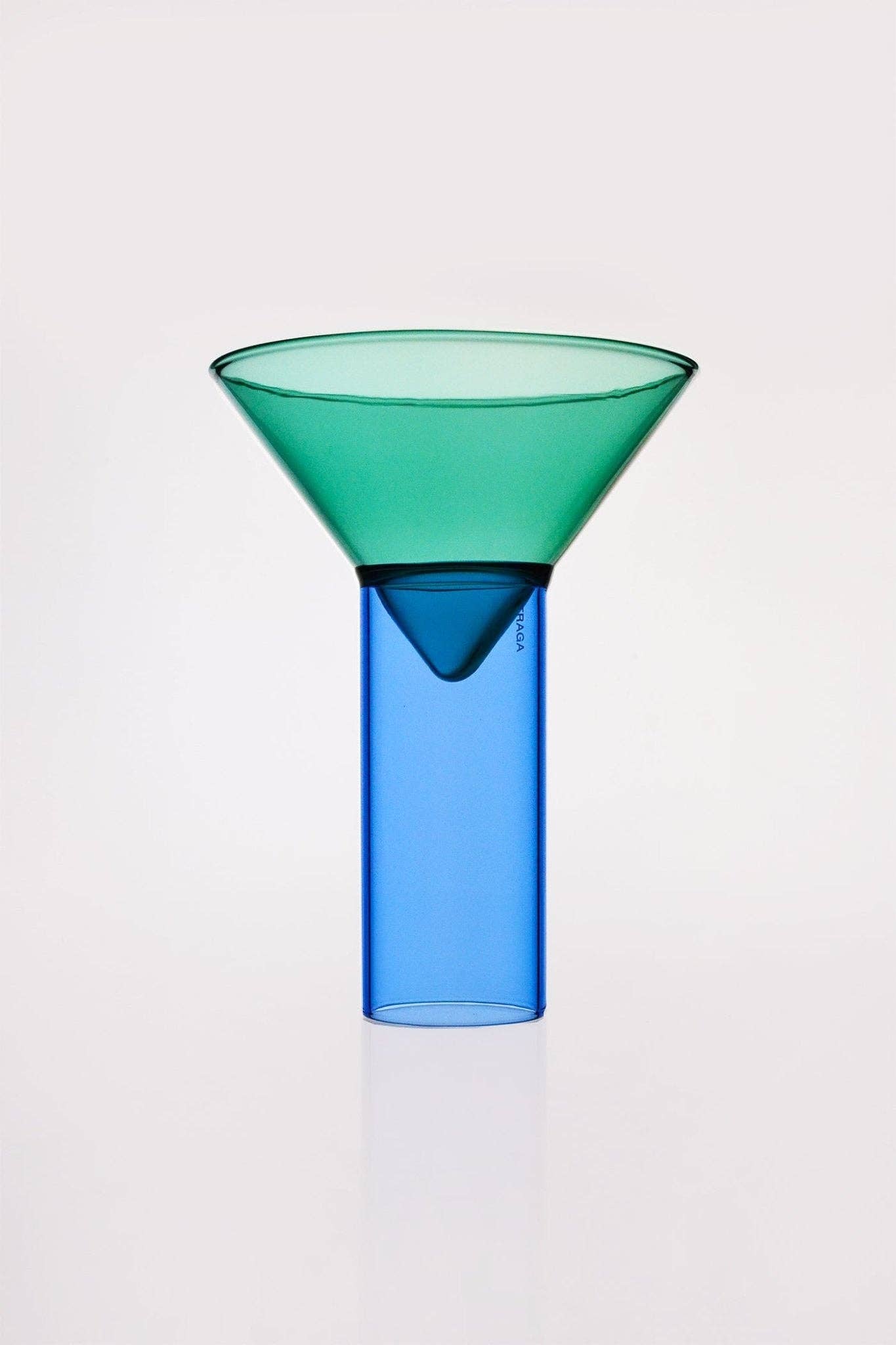 Traga – Engroshandel Cocktail-/likørglas – Martini Shot Glas - Turkis & Blå, Dobbeltformålsglas1