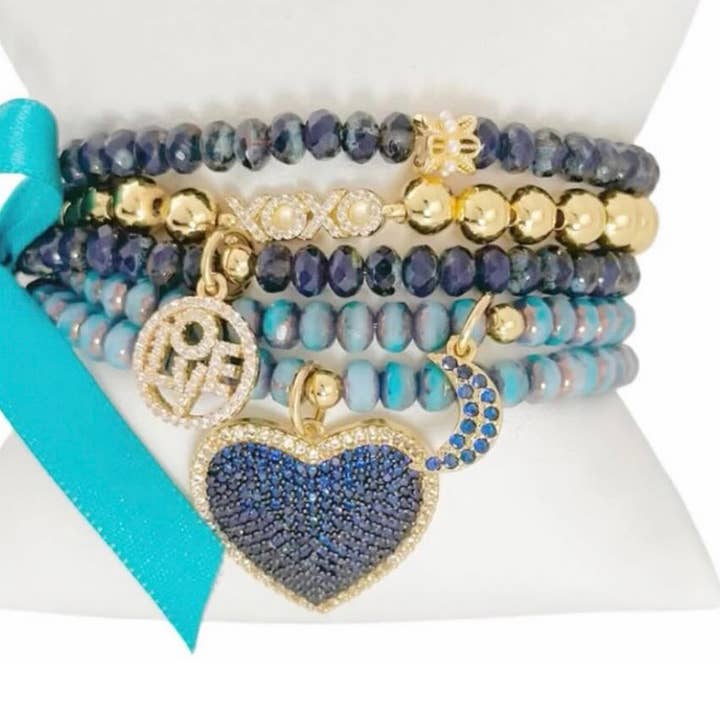 Harper Bracciale Impilabile Ti Amo Fino Alla Luna per la vendita all'ingrosso da parte di Love, Lisa