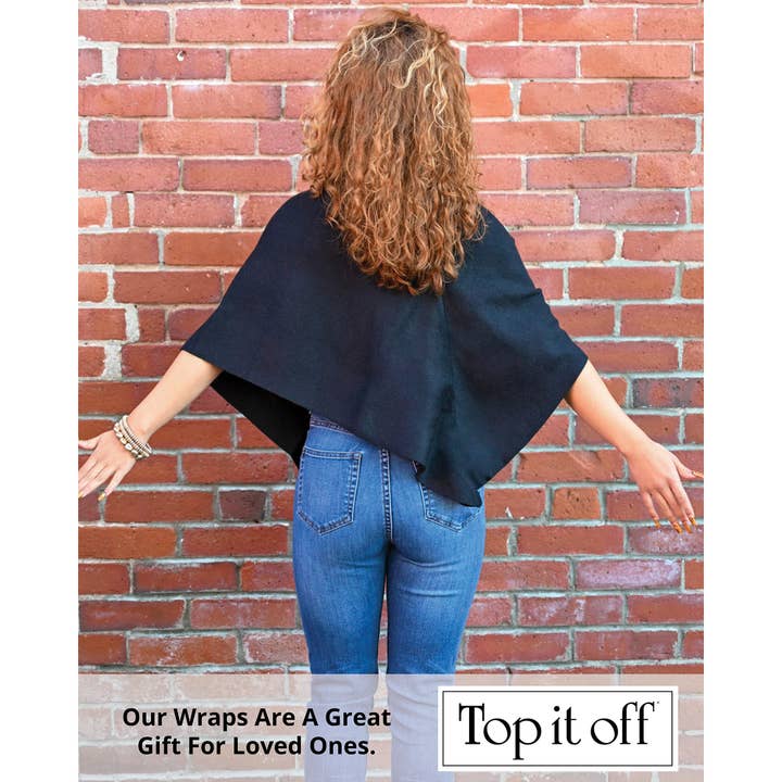Top It Off - Wholesale Wrap - Women's - Katie Knit Solid Keyhole Wrap-Soft & Stylish Shawl12