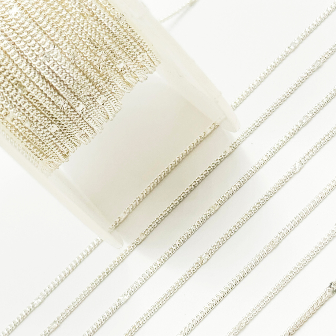 Tresor Jewelry Inc. - Wholesale Link & Chain Necklace - 69S7SS. Sterling Silver Marina Link and Curb Link Chain2