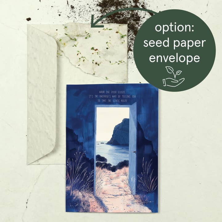 Botanopia - gifts , decor and cards for plant lovers - Wholesale Friendship Card - Take the scenic route | Encouragement Friendship Card8