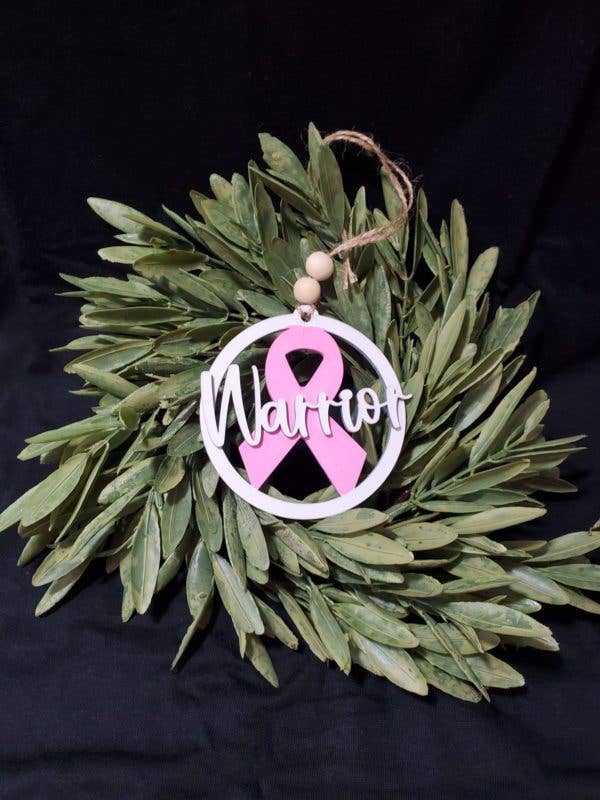 Warrior Cancer Charm / Ornament for wholesale by Heart n Sol