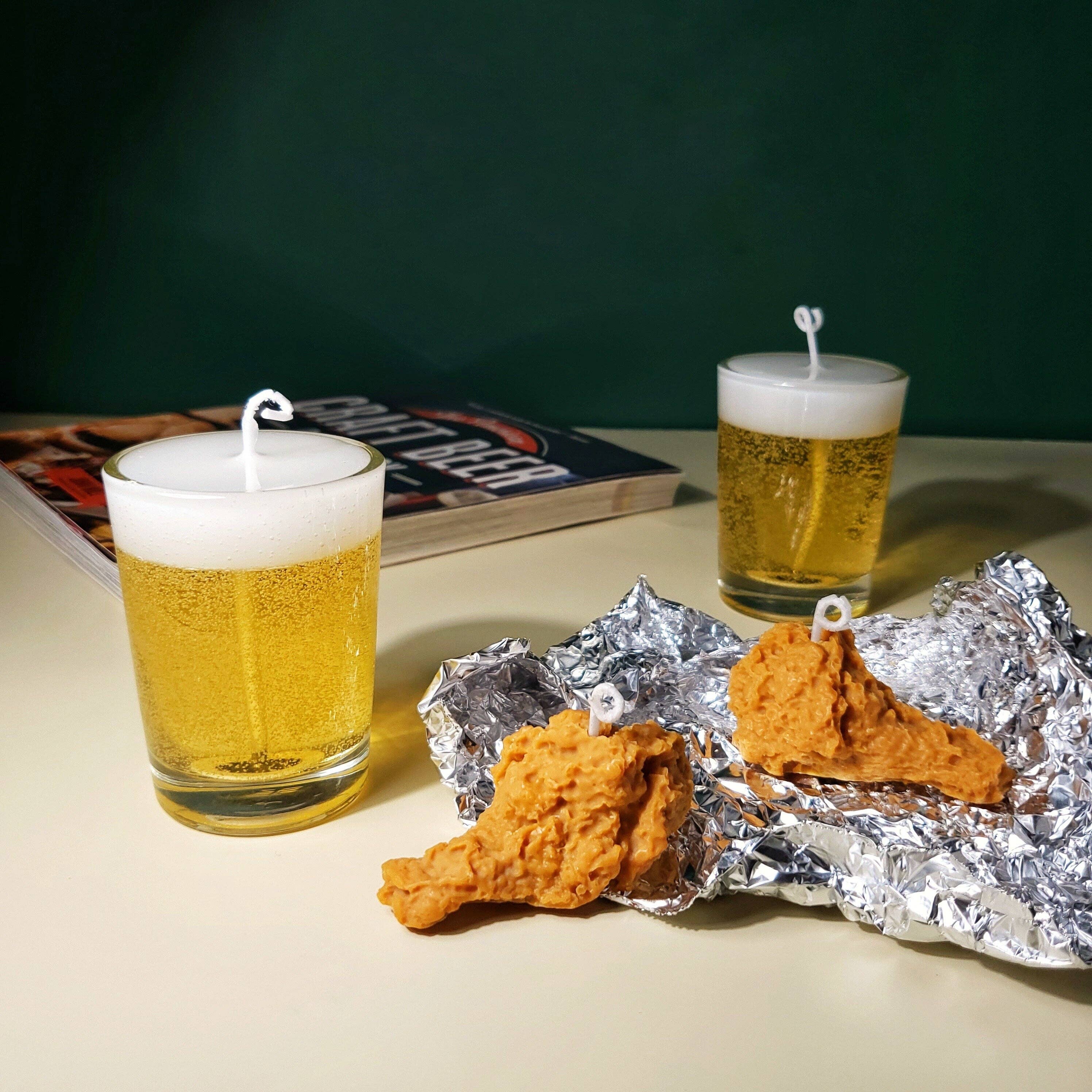 Duckling Candle - Wholesale Novelty Candle - Fried Chicken Candles Crispy Fried Chicken Wing Candles4