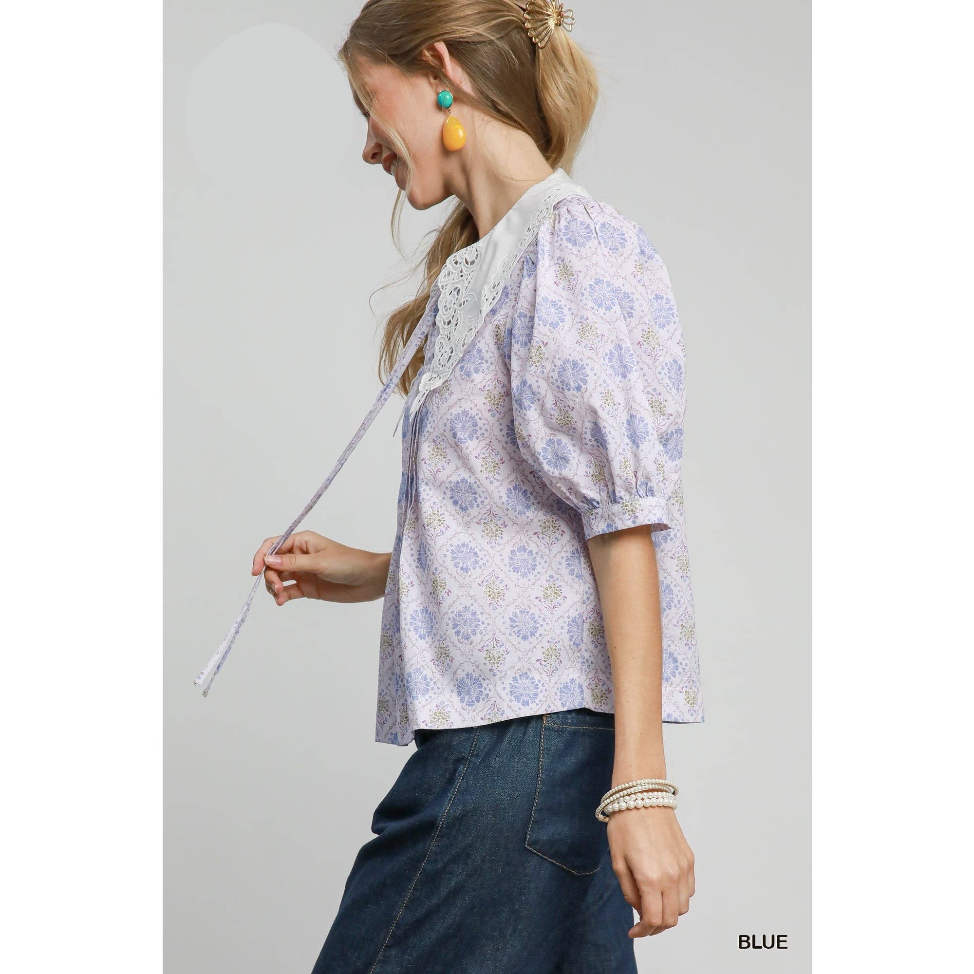 STYLE USA - Wholesale Tunic - Women's - Floral Print Top 6