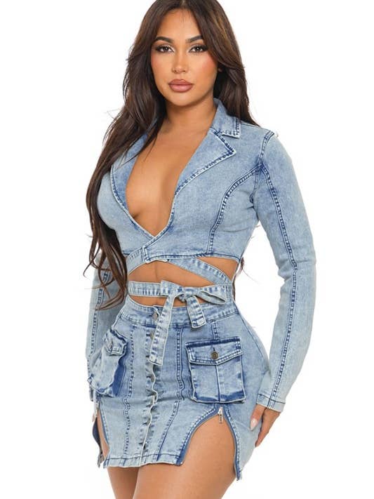 AS RUAS DENIM por atacado de RED VELVET