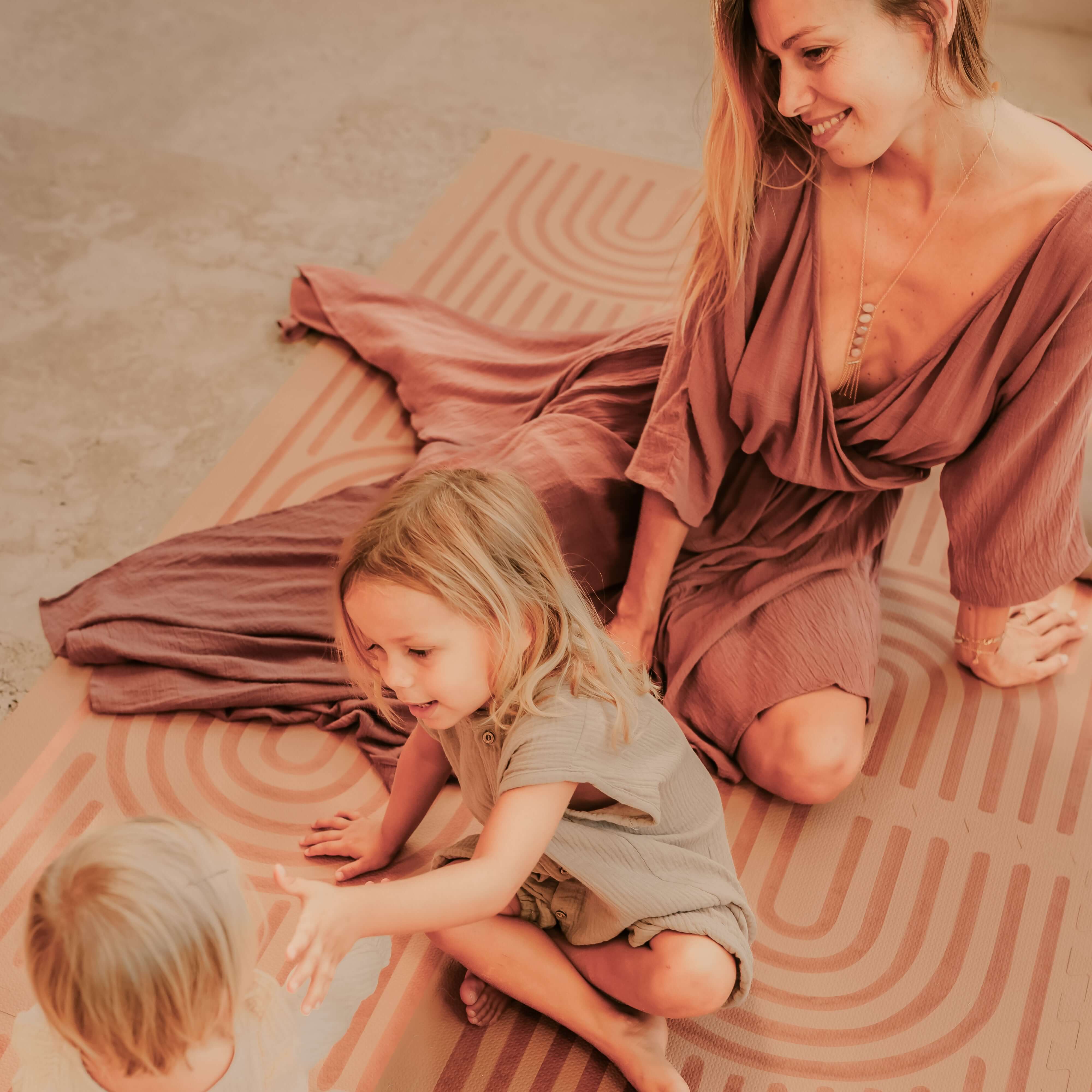 Toddlekind – wholesale Play mat – Kids & baby – Haven Playmat | Linear - Mineral4