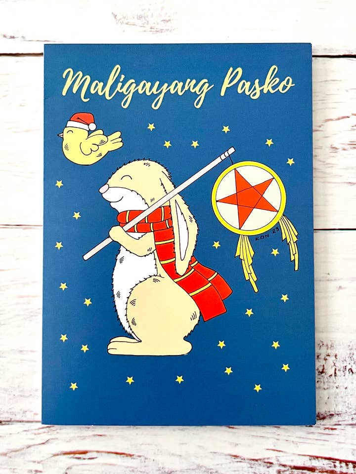 Maligayang Pasko, Christmas Card for wholesale by Kayni Paper