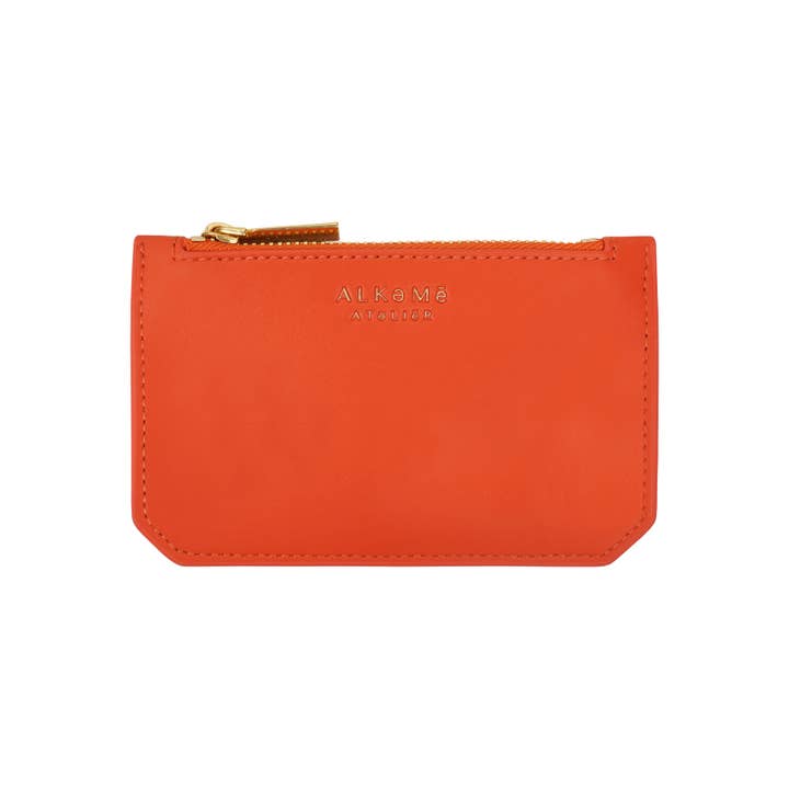 Estuche para tarjetas de crédito Air, color naranja para venta al por mayor de Alkeme Atelier