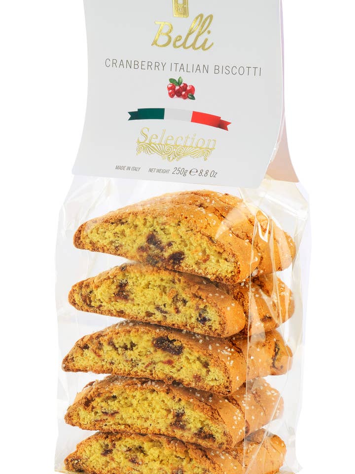 Biscoitos Grandes e Macios de Cranberry 250 g por atacado de Biscottificio Belli