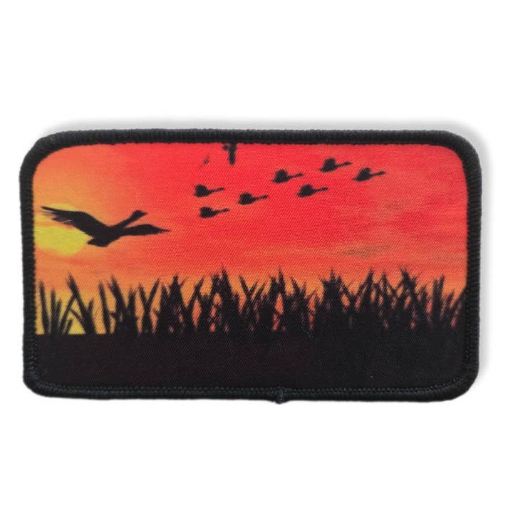 ThatsRad - Wholesale Patch - Geese Sunset - Sew on Patch