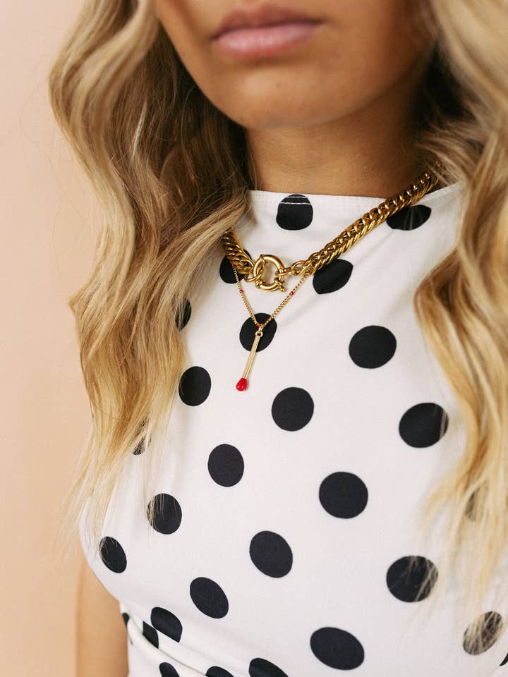 Mollie Matchstick Necklace for wholesale by BELJOY