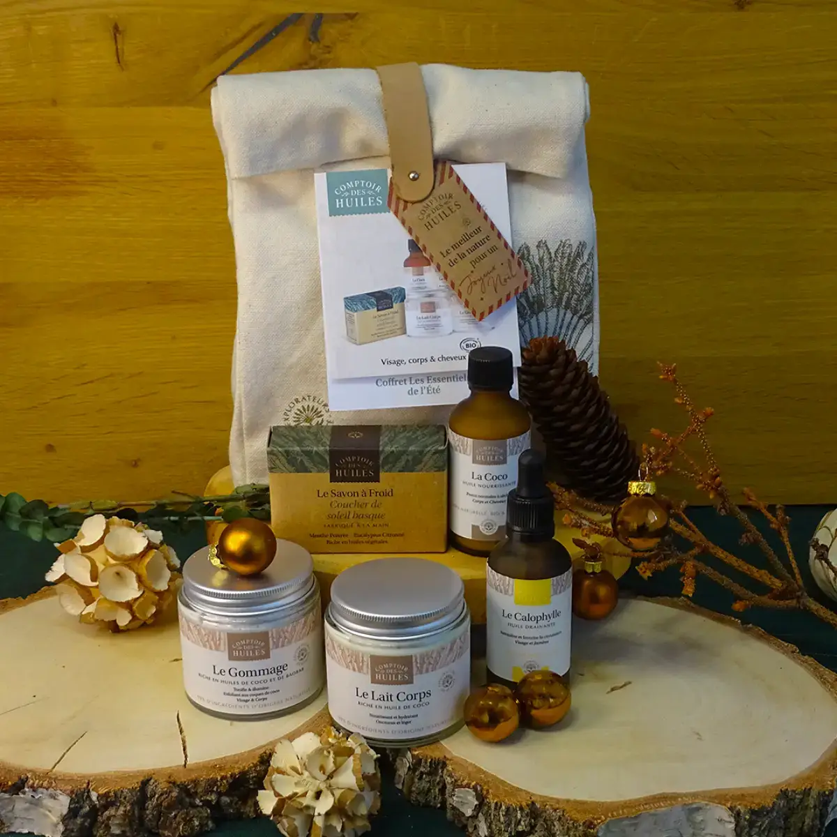 COMPTOIR DES HUILES - Wholesale Bath & Body Set - Gift Box Organic : Summer Essentials1