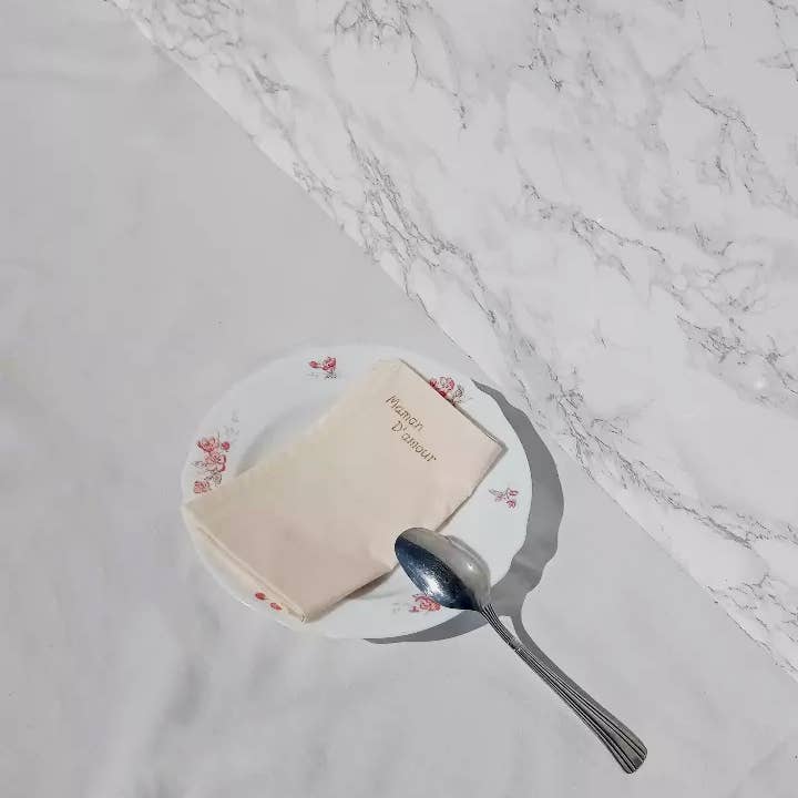 Marie-Ficelle - Wholesale Dinner & Cloth Napkin - Ecru cotton napkin4