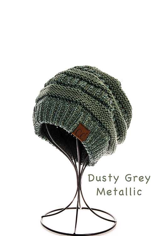 JOIA ACCESSORIES - Vente Bonnet – femme - BONNET CC   COULEUR MÉTALLIQUE, CHAPEAU 20M4