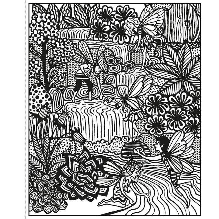HarperCollins - Wholesale Book - Kids - Fairy Gardens Magic Painting Book : Usborne