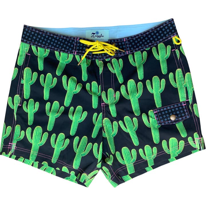 NEON CACTUS Board Short 5" Inseam for wholesale by El Tuggle