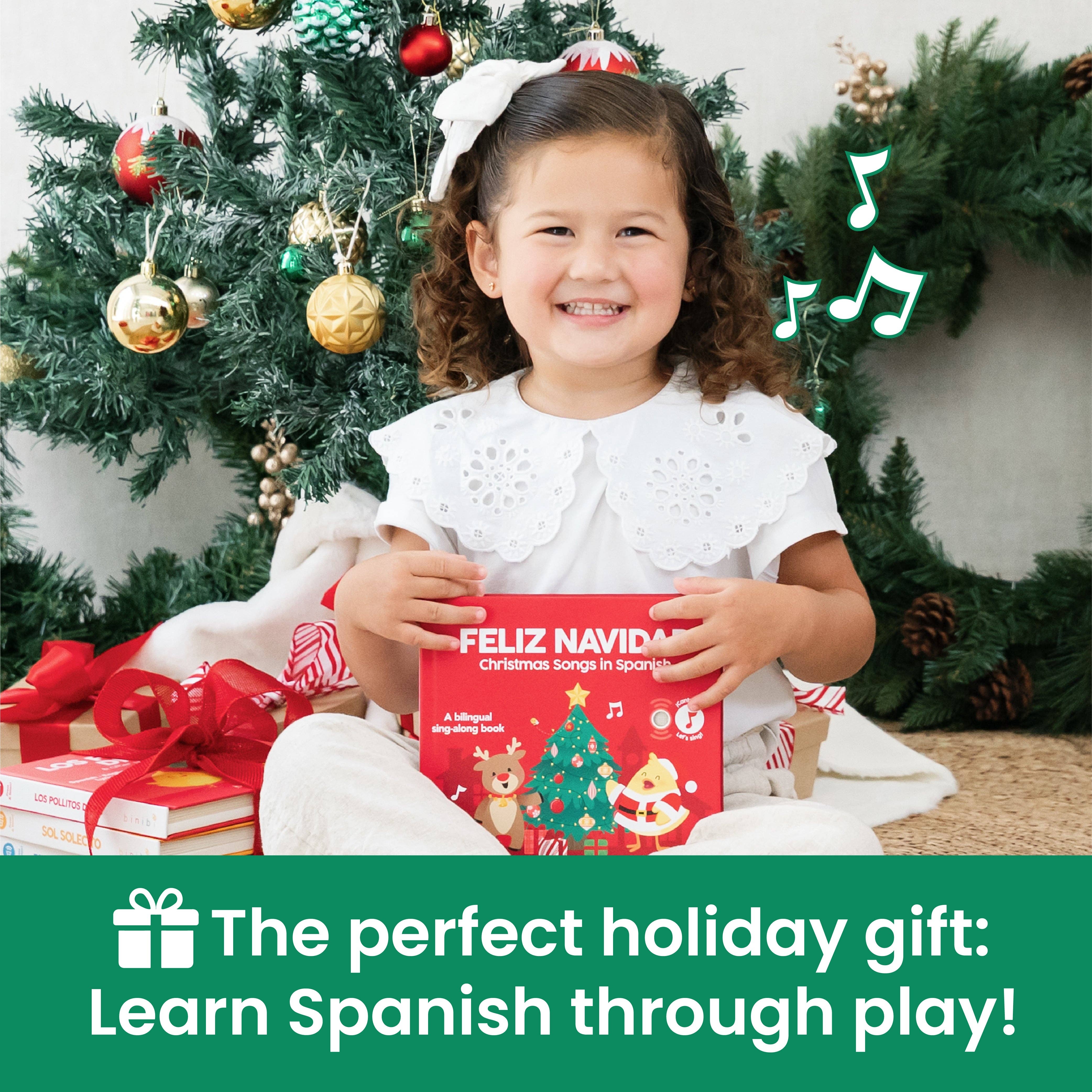 Binibi - Wholesale Preschool Book (3-5) - Bilingual Christmas Musical Book: Spanish Christmas Song4