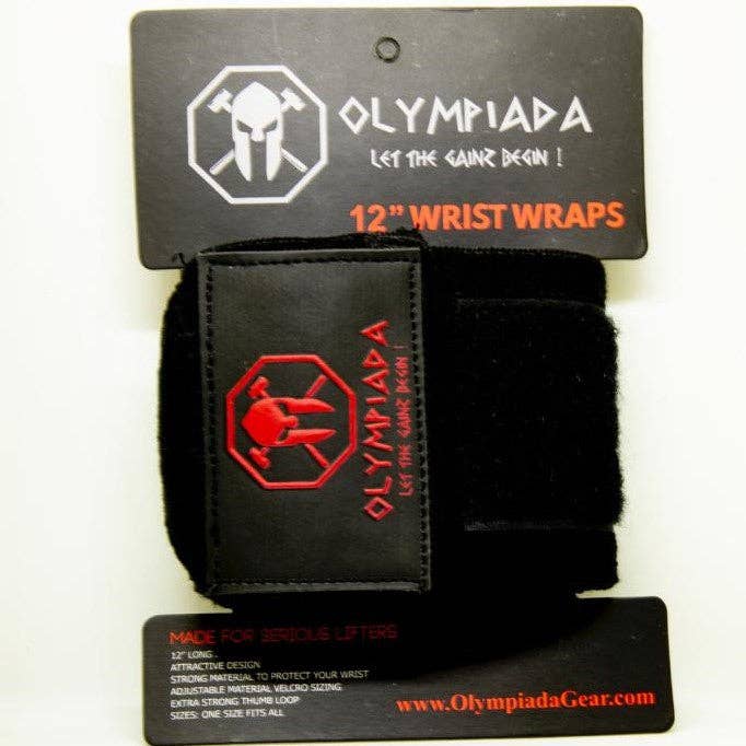 Olympiada Gear - Wholesale Wristband - 12" Finesse Wrist Wraps - "Fit" line - 20 COLOR OPTIONS!20