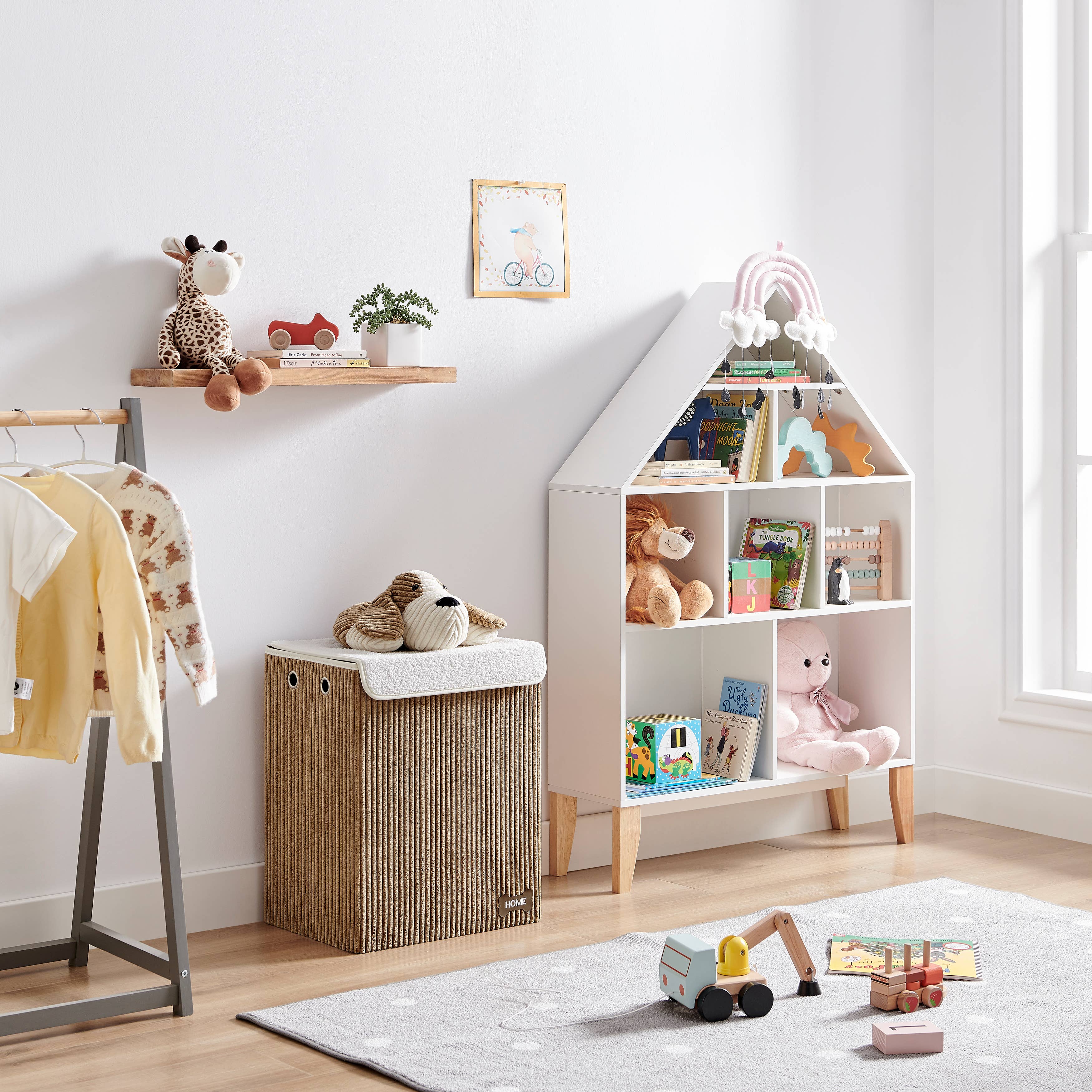 Danya B - Wholesale Laundry Hamper - Collapsible Corduroy Kids Plush Laundry Hamper Toy Storage8