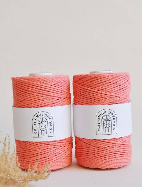 California Dreaming Macrame - Vente Fils à tricoter - Corde en coton recyclé torsadé de 2 mm | 130 m | plusieurs couleurs8