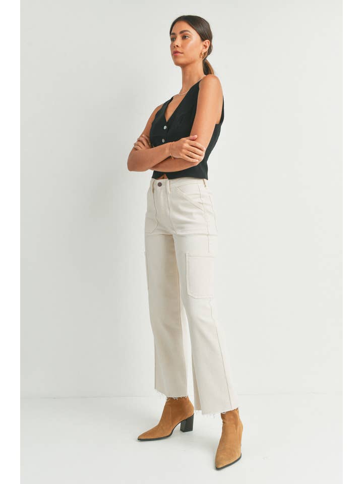 JBD - Wholesale Jeans - Women's - DP678 - OAT - Utility Straight