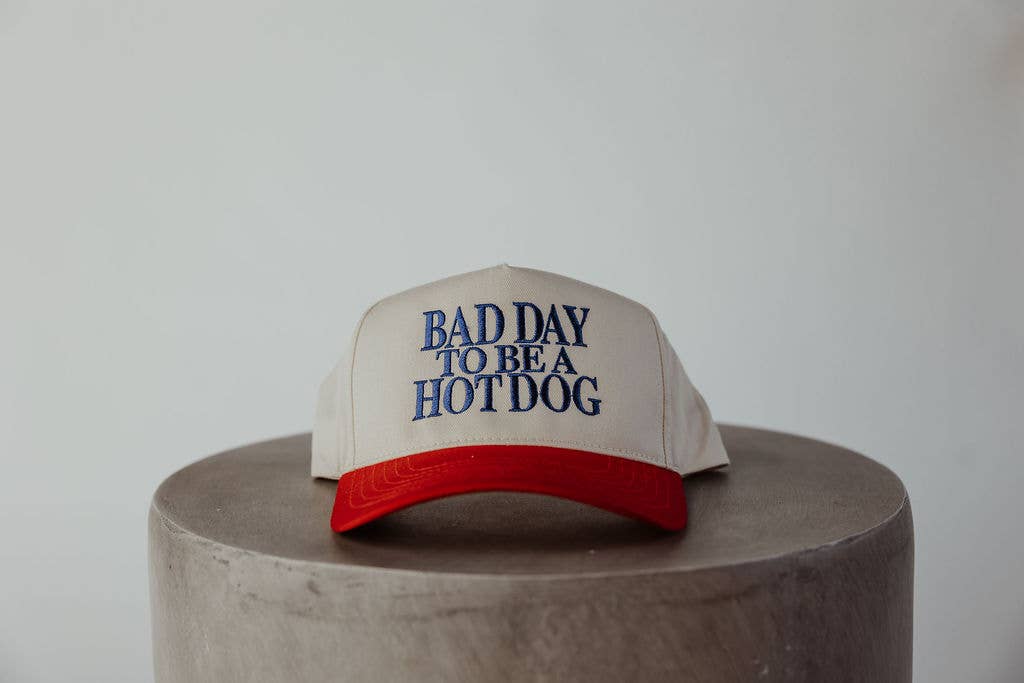 The Babe Co. - Wholesale Trucker Hat - Women's - Bad Day to Be a Hot Dog Vintage Trucker Hat *OG DESIGNER*4