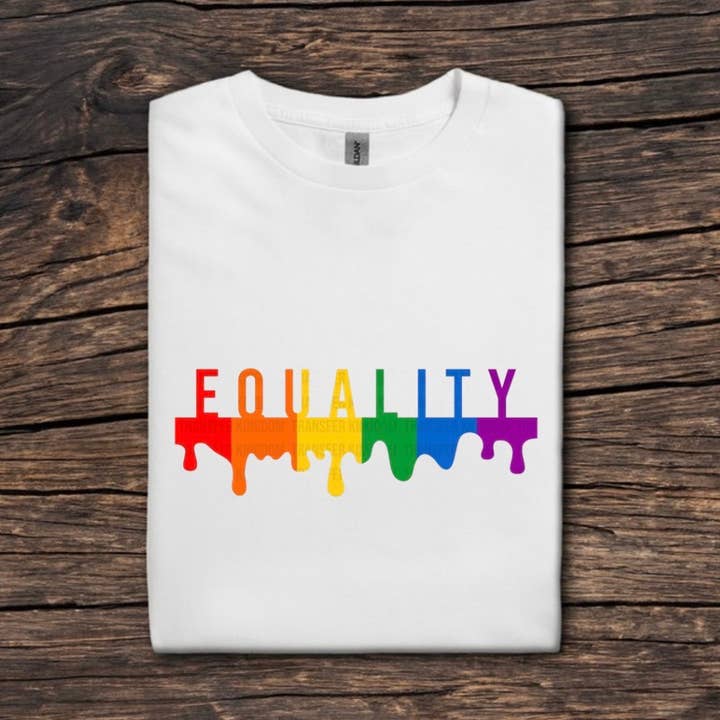 Equality Drip Graphic Tee | Pride Tee for wholesale by Cosmic