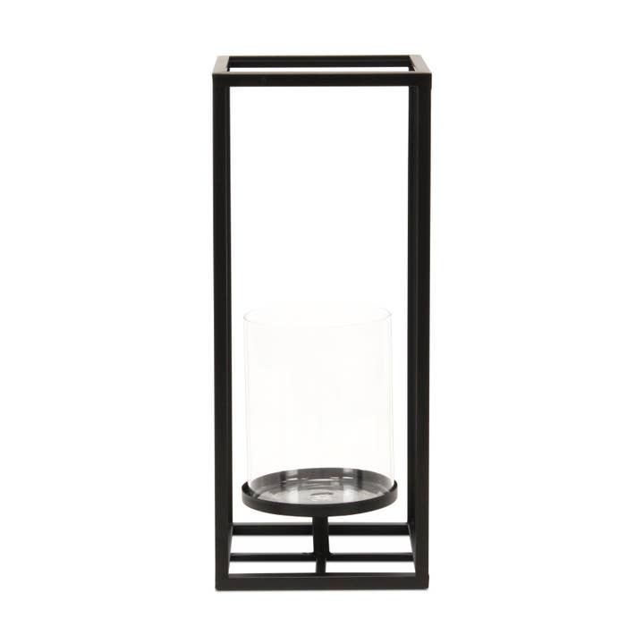 Cheungs Home Decor - Wholesale Lantern - Pembertale Tall Square Black Metal Lantern4