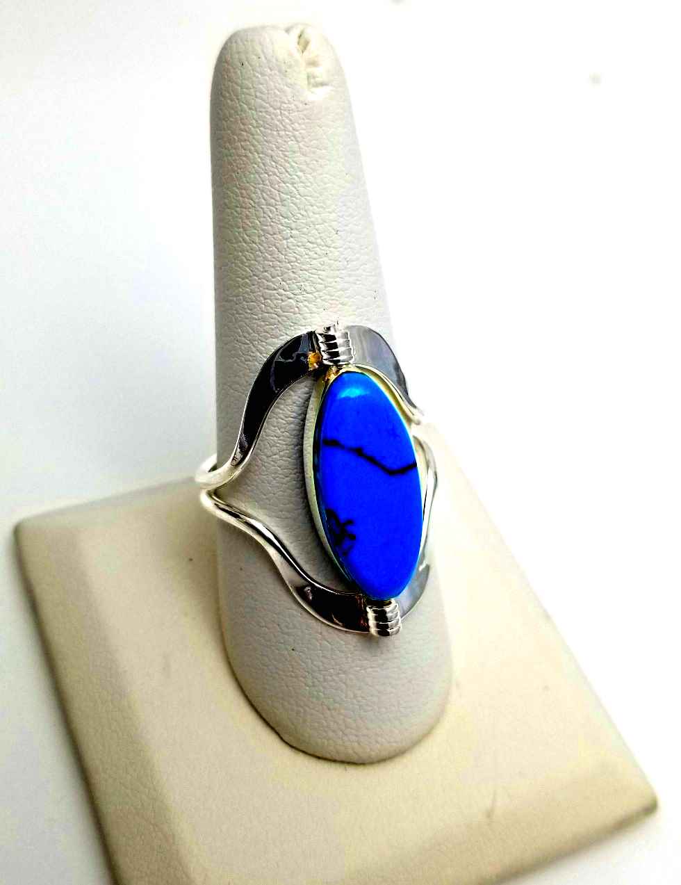 Costello International - Wholesale Cocktail/Statement Ring - Flip Large Semi-Precious Stone Inlaid Rings15
