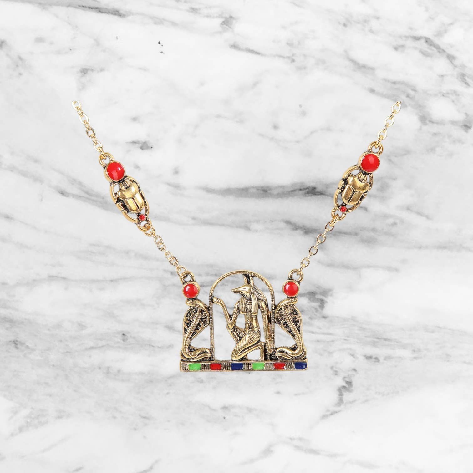 Pacific Trading - Wholesale Pendant/Charm Necklace - Egyptian Anubis Necklace3