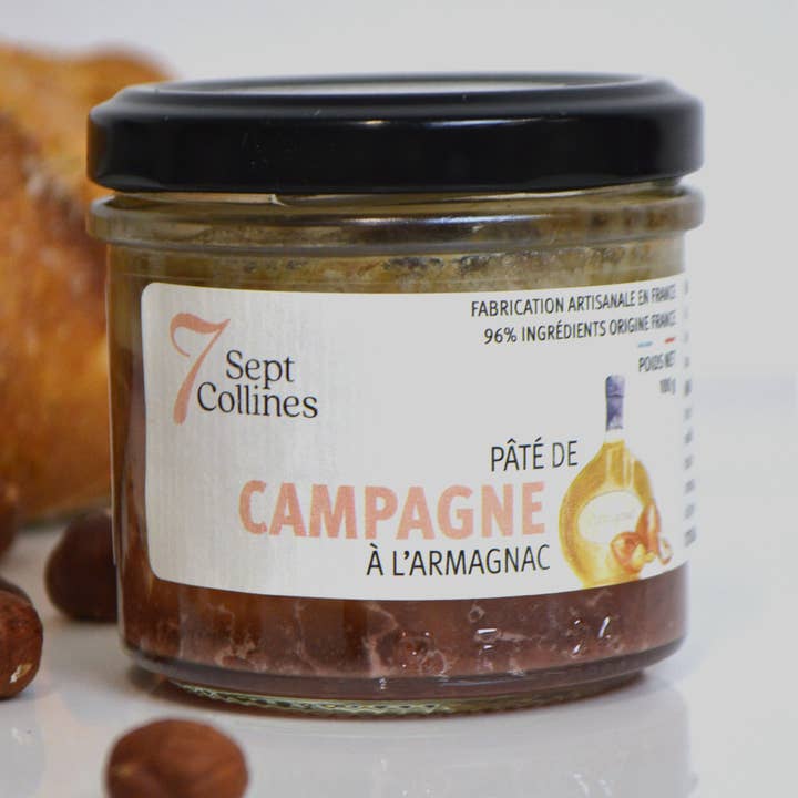 Land pate med Armagnac - 100g for engroshandel hos Sept Collines