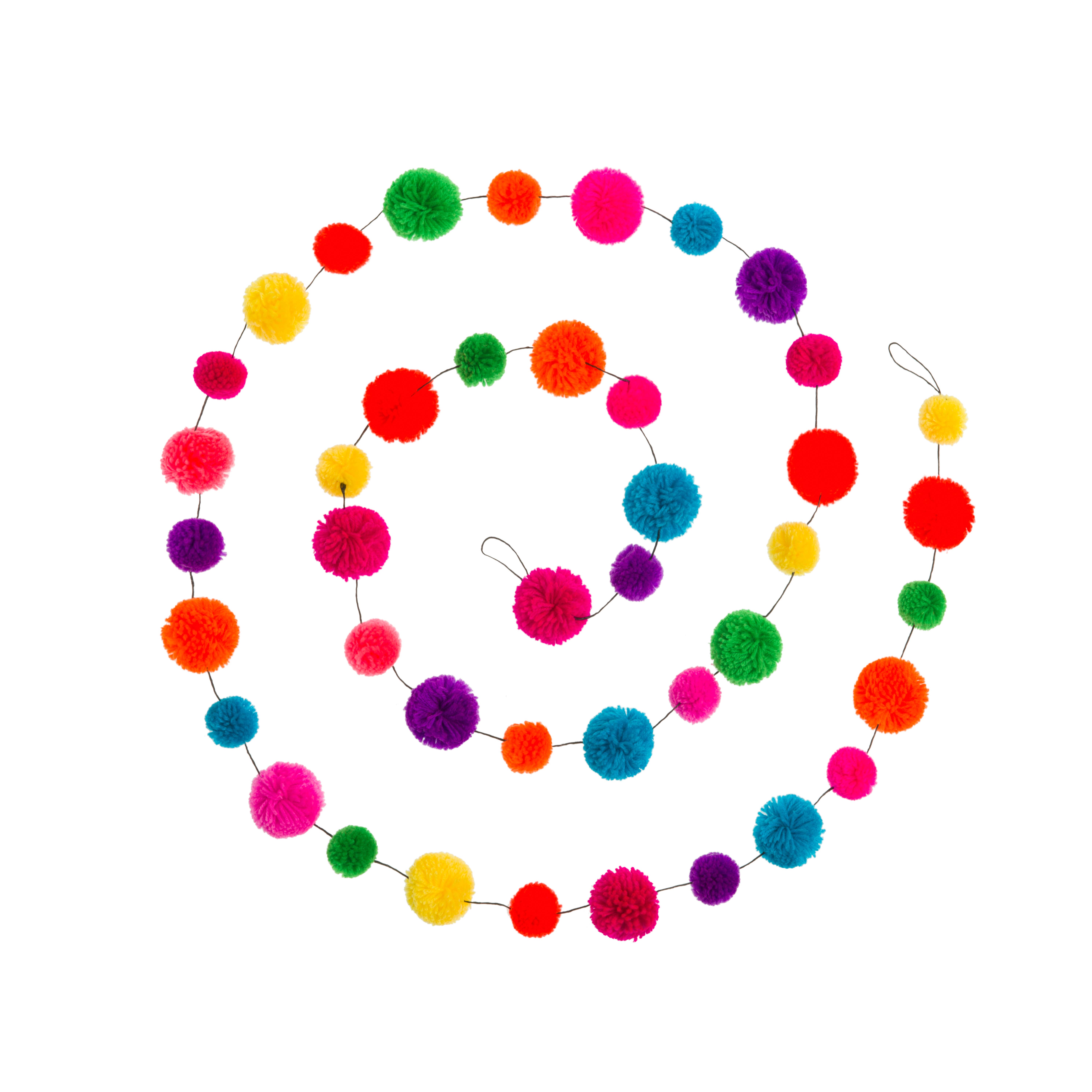 PomPom Galore - Vendita all'ingrosso Bandierine/Ghirlande - Ghirlanda Fiesta Pom Pom