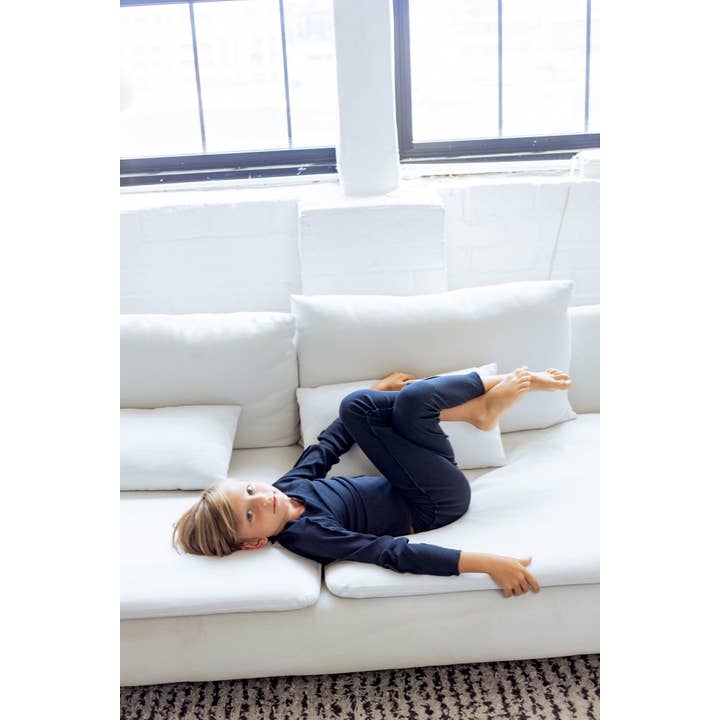 Boys Bamboo Ribbed Loungewear Set for wholesale on Faire1