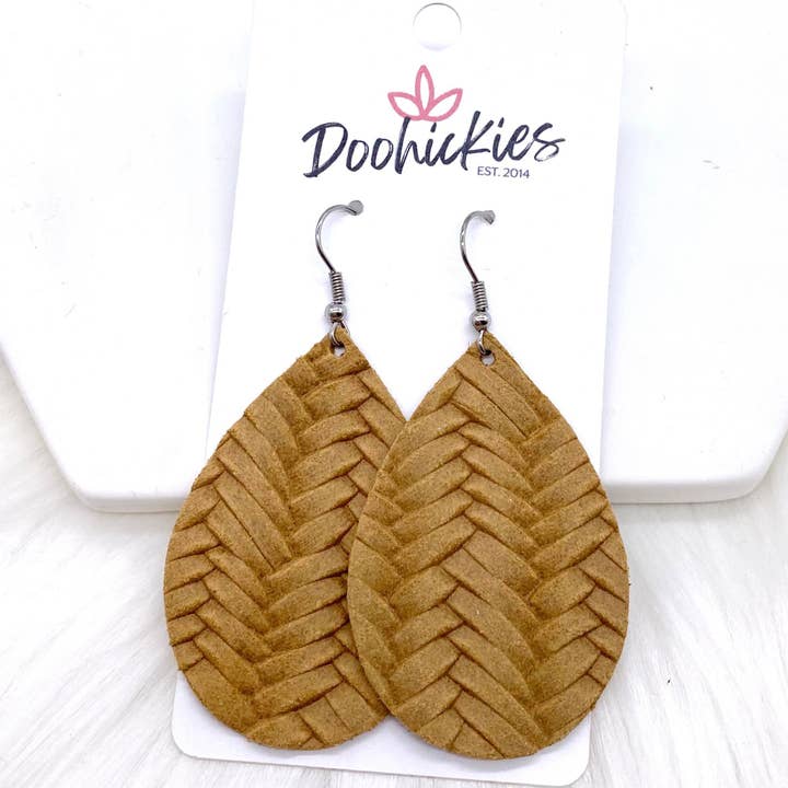 Doohickies - Wholesale Dangle Earrings - 2" Autumn Leopard Mini Collection -Earrings