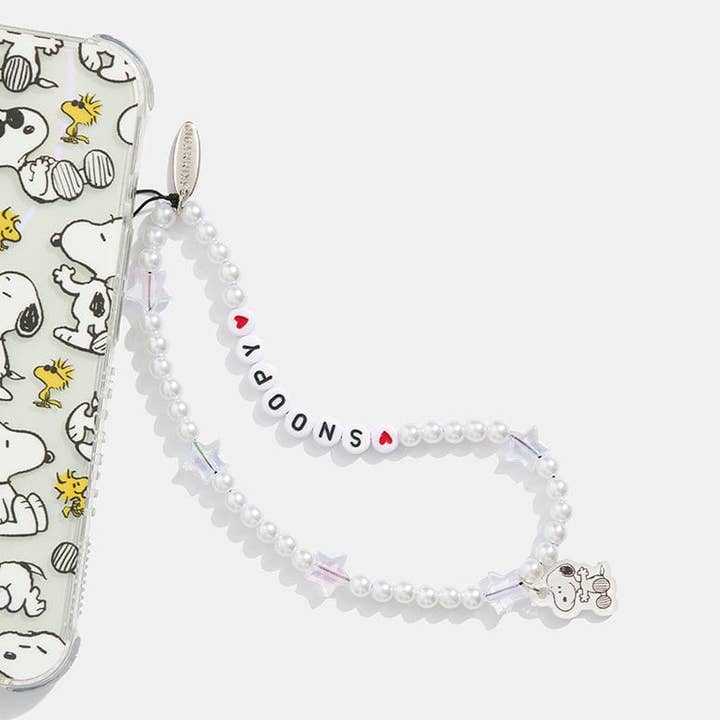 Skinnydip London - Wholesale Phonecase Strap - Peanuts x Skinnydip Snoopy Beaded Phone Strap
