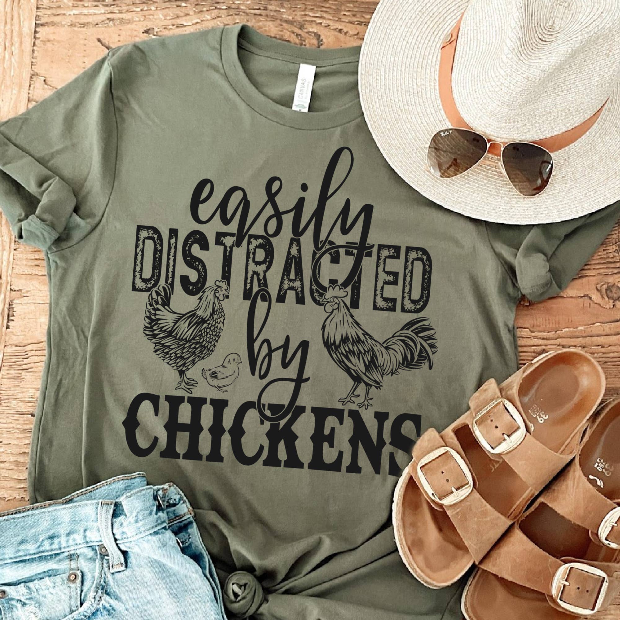 Par.tees by Party On! - Wholesale T-Shirt (Graphic) - Women's - Chicken Family Farm Animal Country Stand Market Graphic Tee5