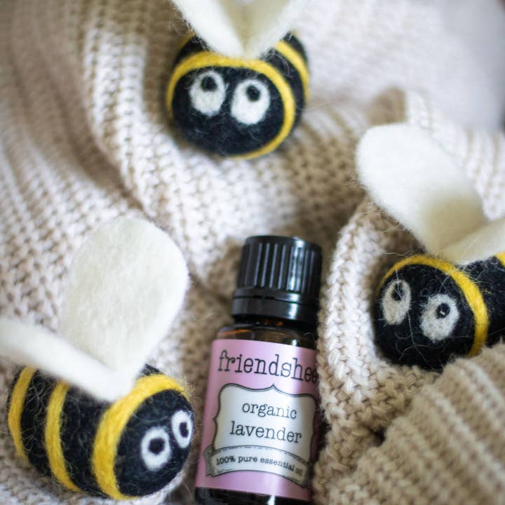 Friendsheep - Wholesale Pet Toy Set - Cat/Dog - Berta the Honey Bee and Sisters Eco Wool Pet Toys Fresheners2