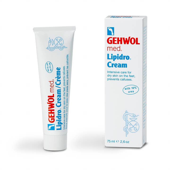 GEHWOL Foot Care - Wholesale Foot Cream - Med Lipidro Cream, 2.6 Oz/75 Ml Intensive Care for Dry, Hard Skin