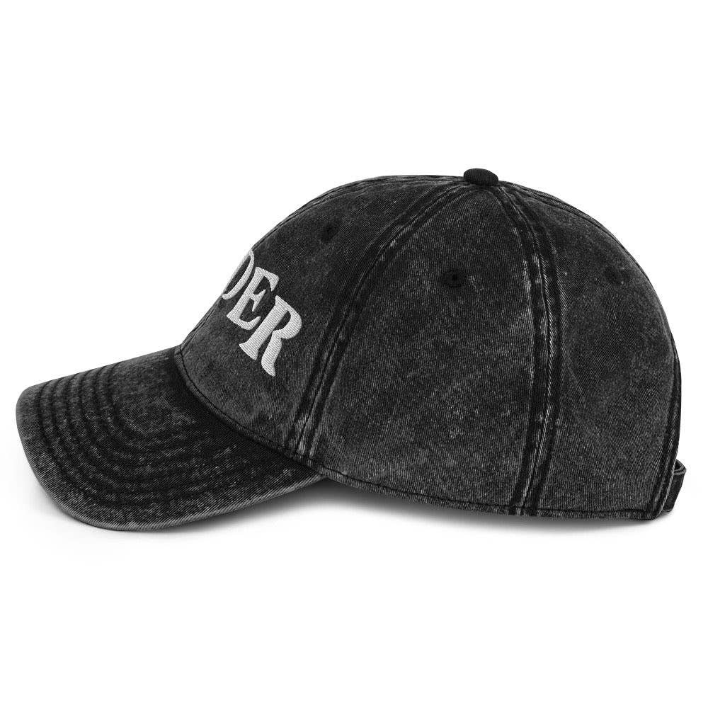 Fables & Tales Co. - Wholesale Baseball Cap - Unisex - Reader Vintage Hat Black3