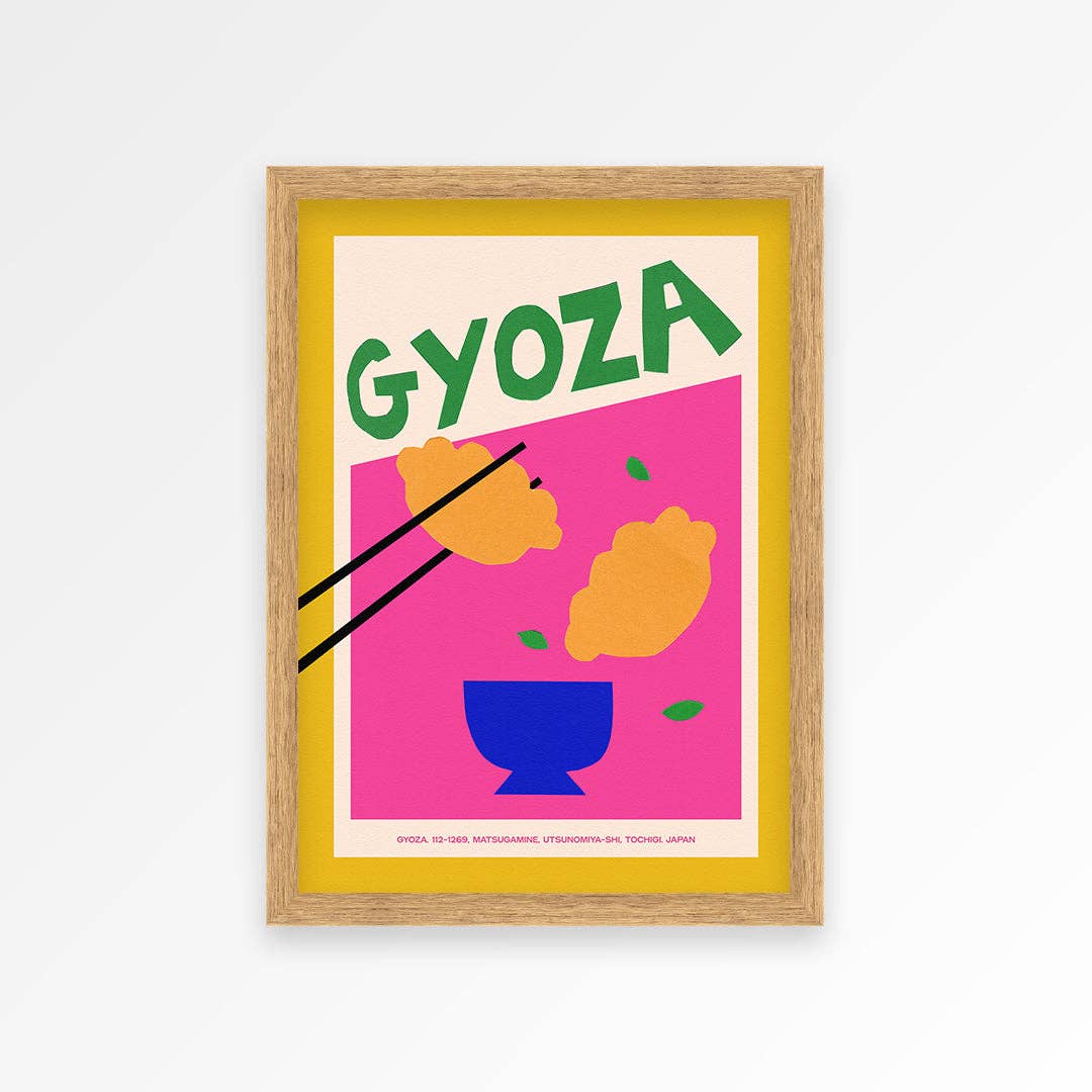 Proper Good - Wholesale Art Print - Gyoza Hand Collaged Print4