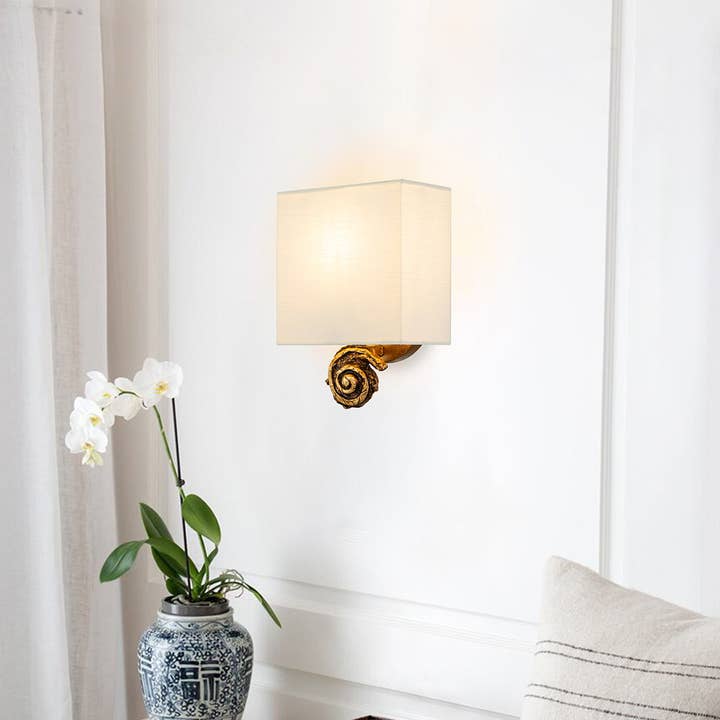 Lucas McKearn - Wholesale Sconce - Swirl Small Sconce in Gold