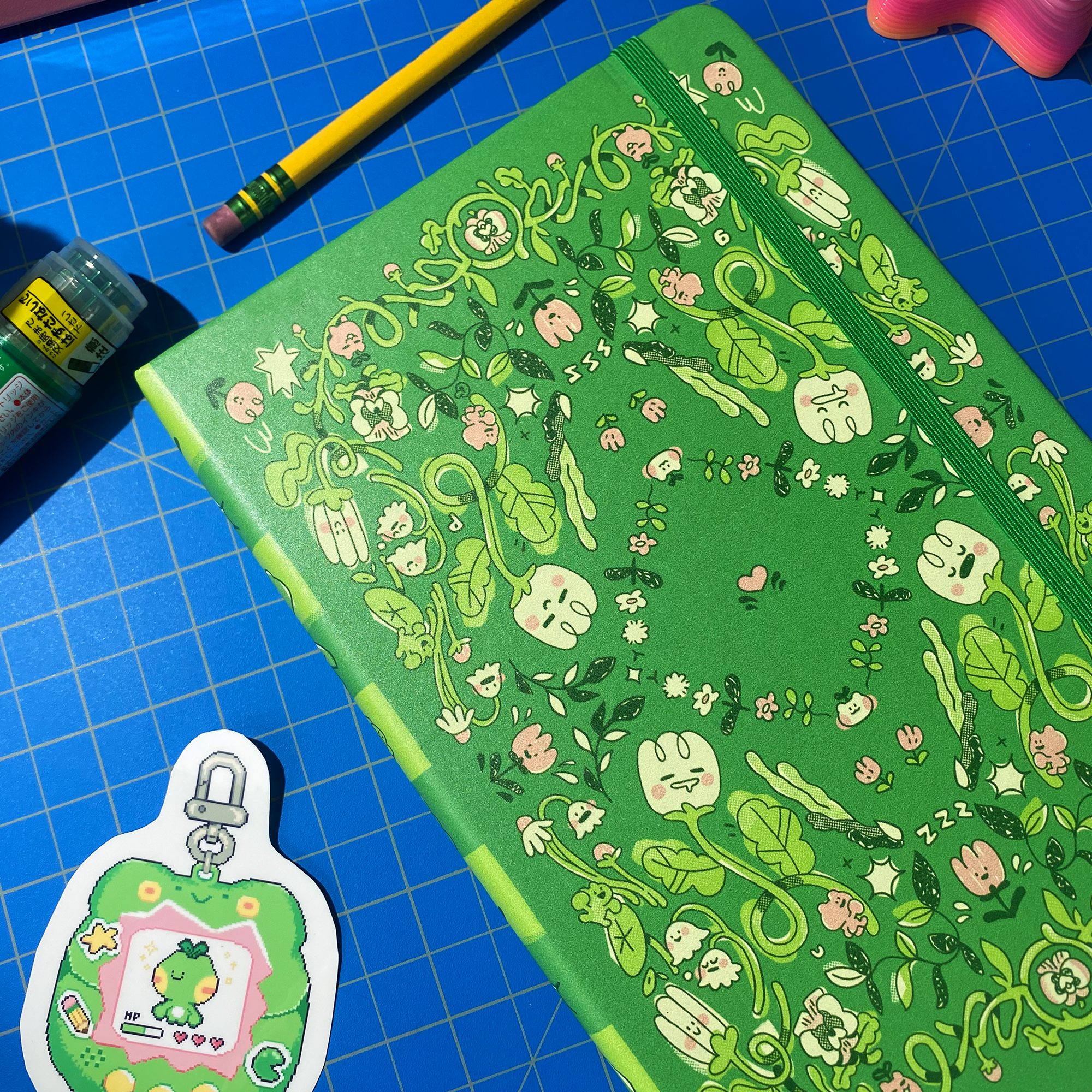 pogpals - Wholesale Notebook - Sleepy Tulip Notebook ✿ Dot Grid A54