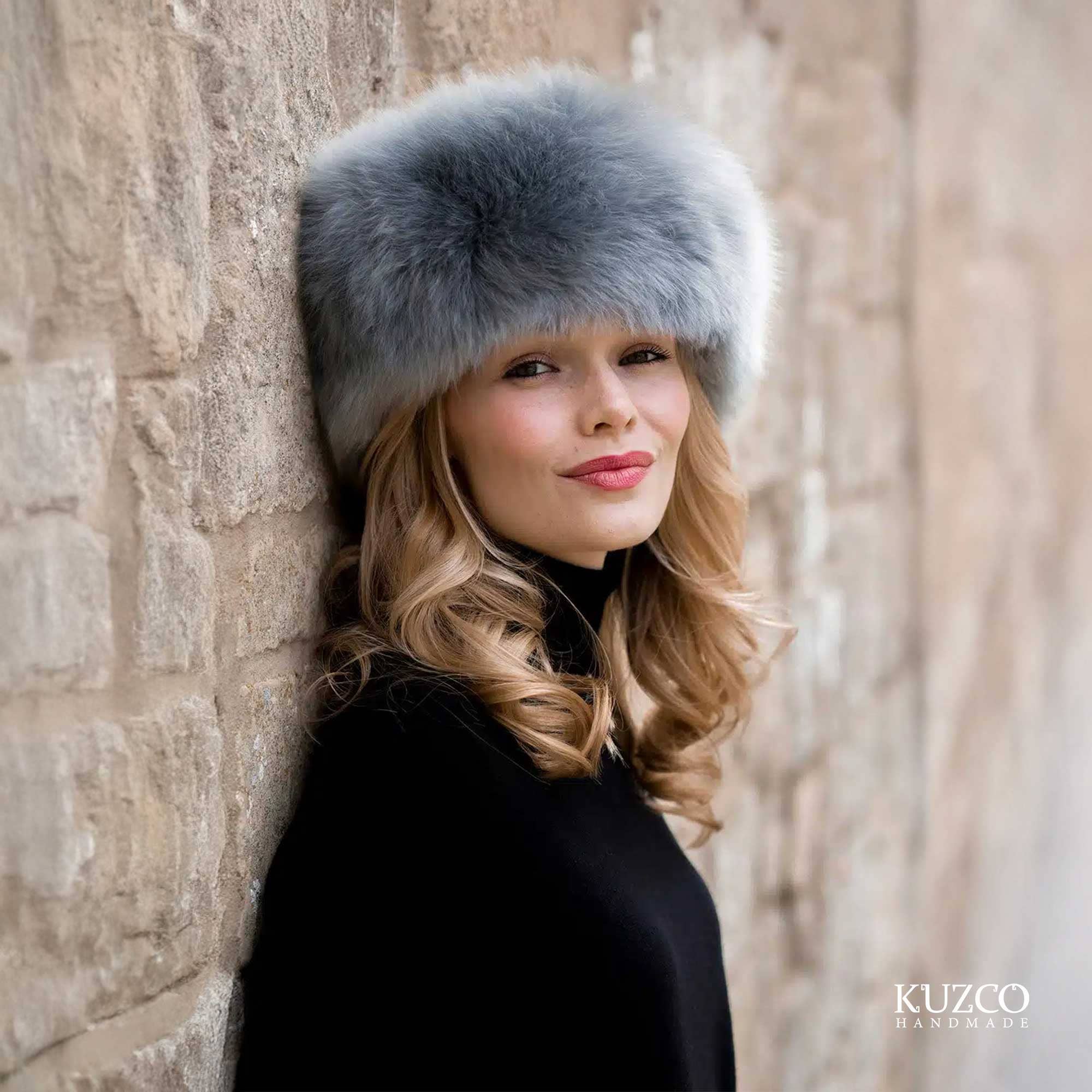 KuzcoHandmade - Wholesale Beanie - Women's - Beige Baby Alpaca Fur Hat, Handmade Luxury Hat, Alpaca cloth6